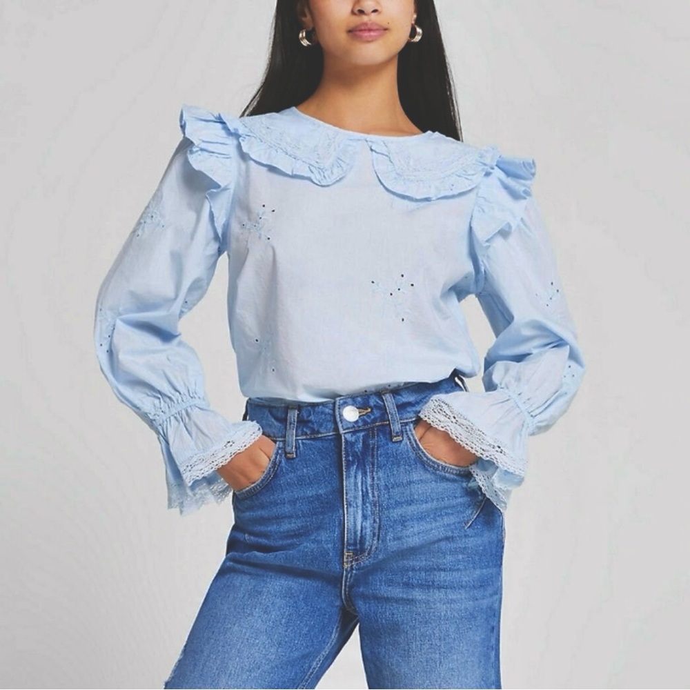 River Island Blue Blouse